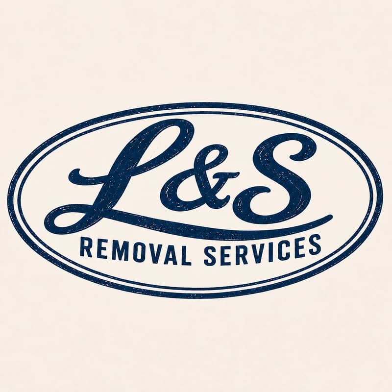 L&S Removal Services stamp logo